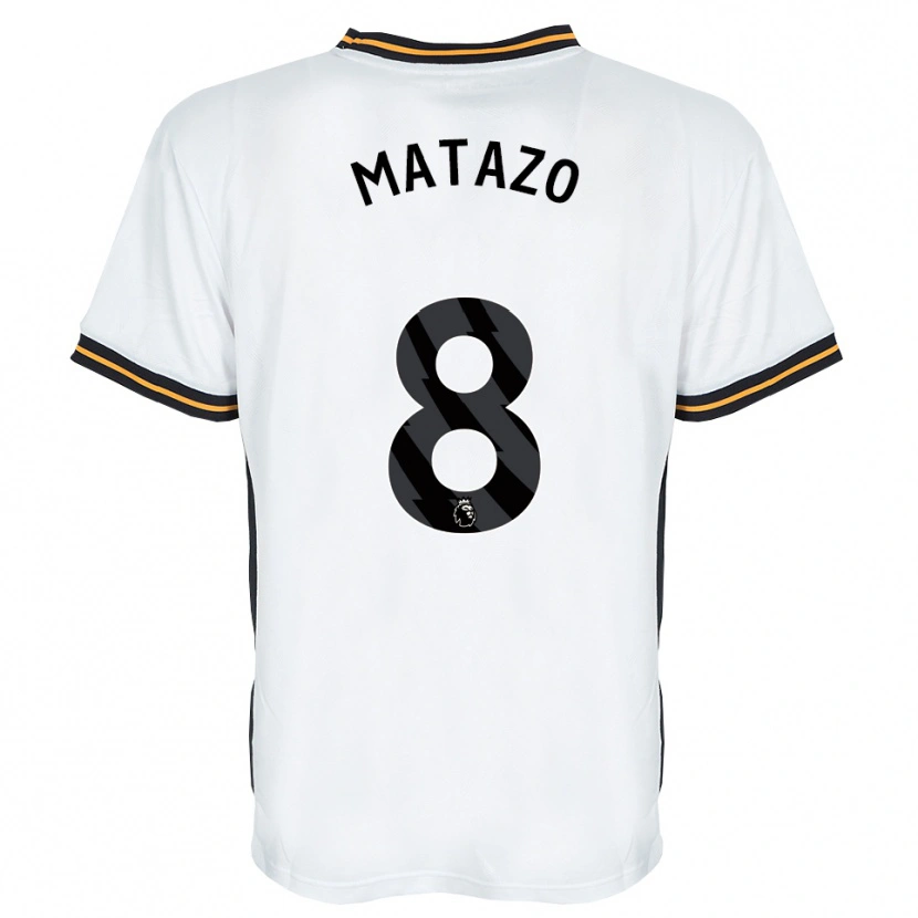 Danxen Herren Eliot Matazo #8 Weiß Orange Schwarz Auswärtstrikot Trikot 2026/27 T-Shirt Schweiz
