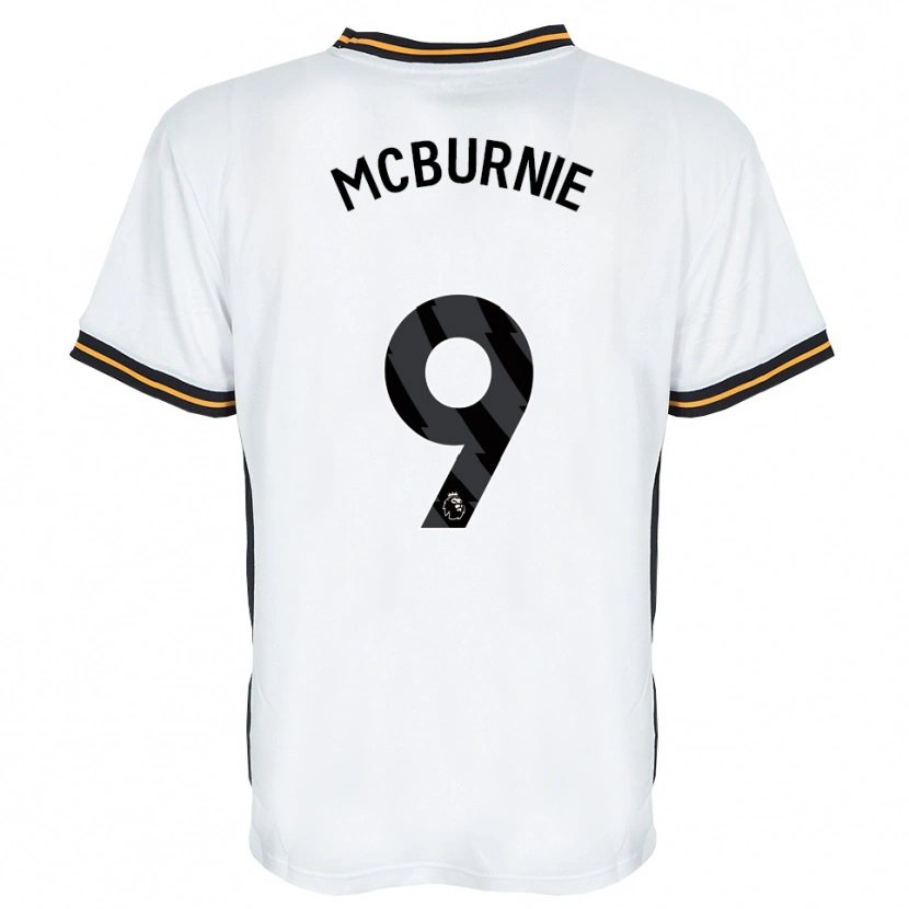 Danxen Herren Oli Mcburnie #9 Weiß Orange Schwarz Auswärtstrikot Trikot 2026/27 T-Shirt Schweiz