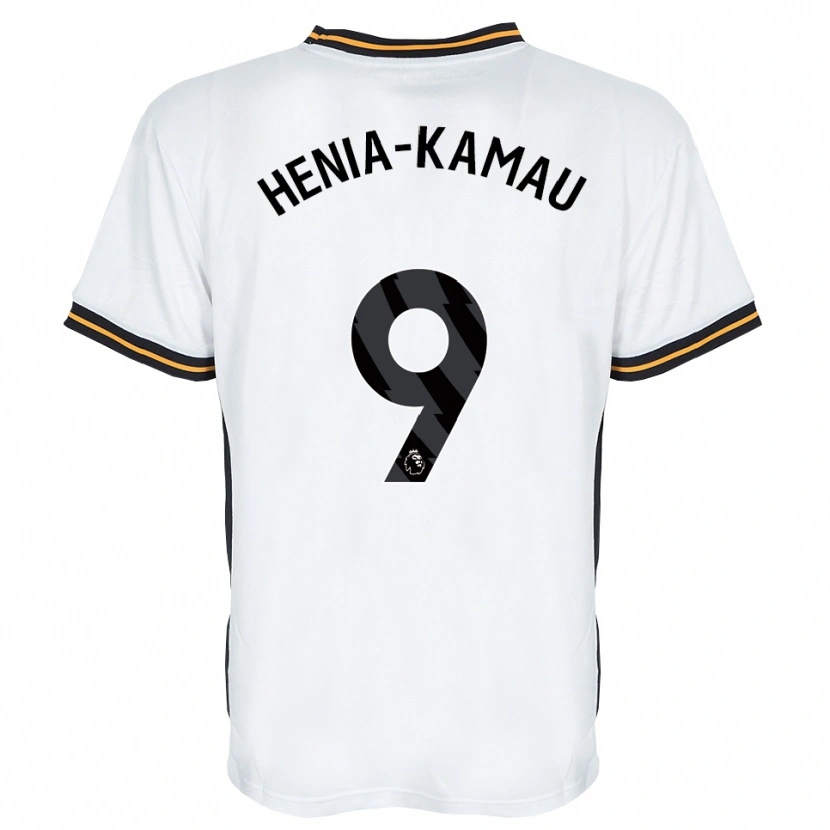 Danxen Herren Sammy Henia-Kamau #9 Weiß Orange Schwarz Auswärtstrikot Trikot 2026/27 T-Shirt Schweiz