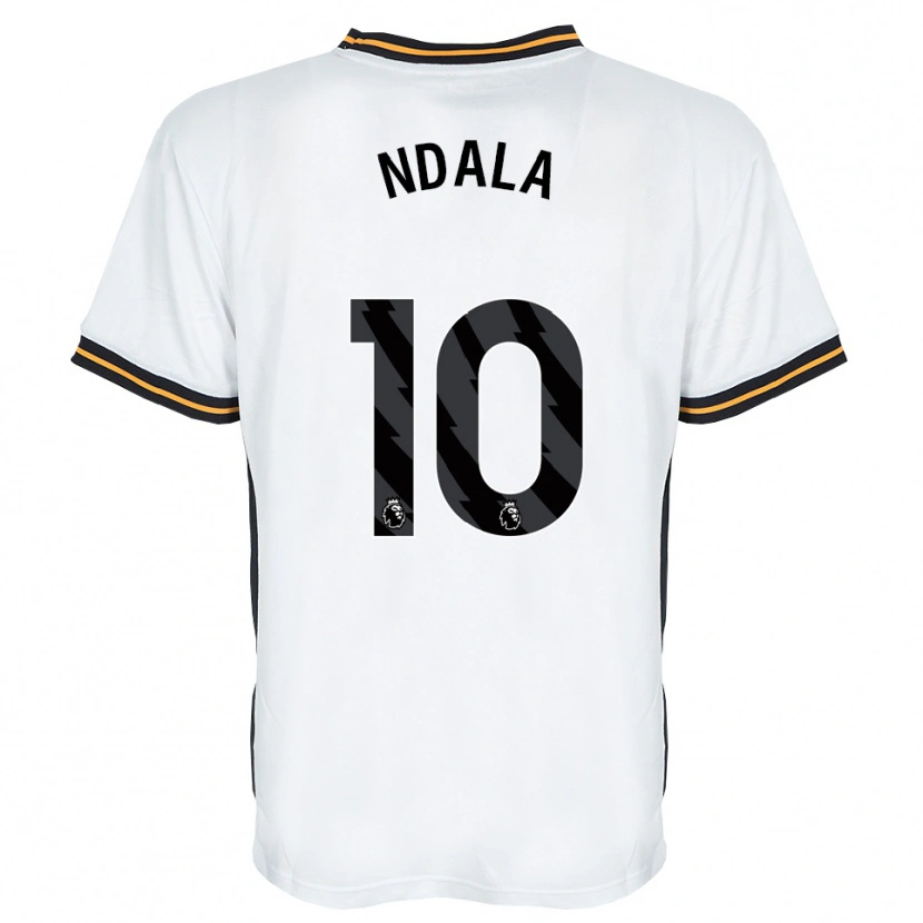 Danxen Herren Joel Ndala #10 Weiß Orange Schwarz Auswärtstrikot Trikot 2026/27 T-Shirt Schweiz