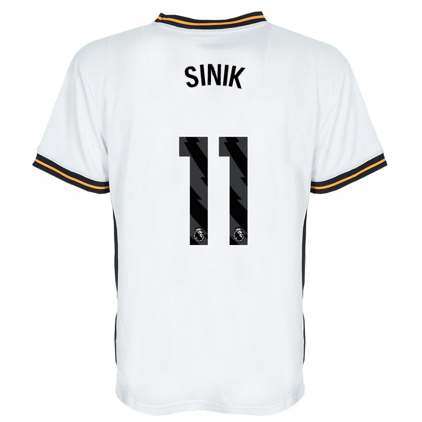 Danxen Herren Doğukan Sinik #11 Weiß Orange Schwarz Auswärtstrikot Trikot 2026/27 T-Shirt Schweiz
