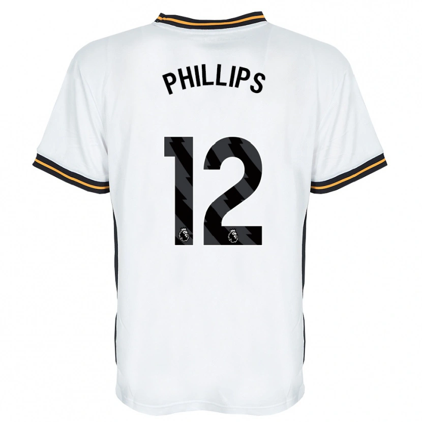 Danxen Herren Dillon Phillips #12 Weiß Orange Schwarz Auswärtstrikot Trikot 2026/27 T-Shirt Schweiz