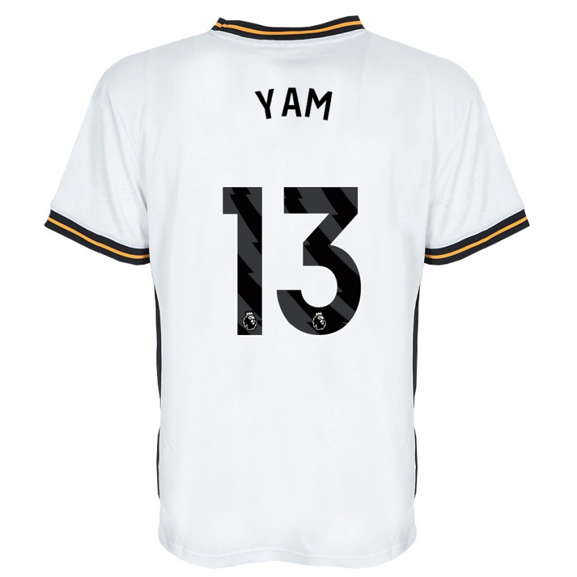 Danxen Herren Callum Yam #13 Weiß Orange Schwarz Auswärtstrikot Trikot 2026/27 T-Shirt Schweiz
