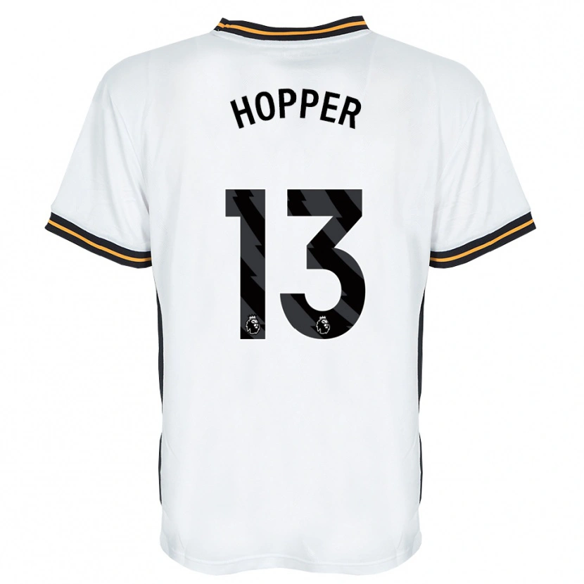 Danxen Herren Jake Hopper #13 Weiß Orange Schwarz Auswärtstrikot Trikot 2026/27 T-Shirt Schweiz