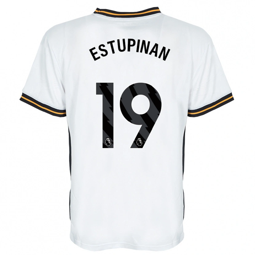 Danxen Herren Óscar Estupiñán #19 Weiß Orange Schwarz Auswärtstrikot Trikot 2026/27 T-Shirt Schweiz