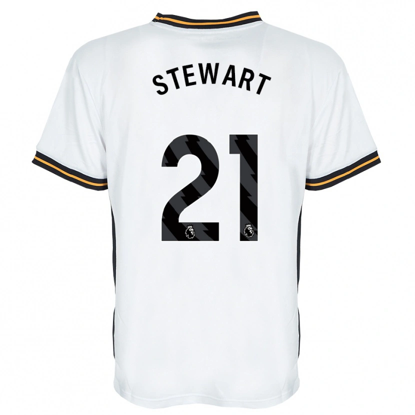 Danxen Herren Alice Stewart #21 Weiß Orange Schwarz Auswärtstrikot Trikot 2026/27 T-Shirt Schweiz