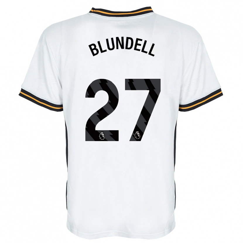 Danxen Herren Maddie Blundell #27 Weiß Orange Schwarz Auswärtstrikot Trikot 2026/27 T-Shirt Schweiz