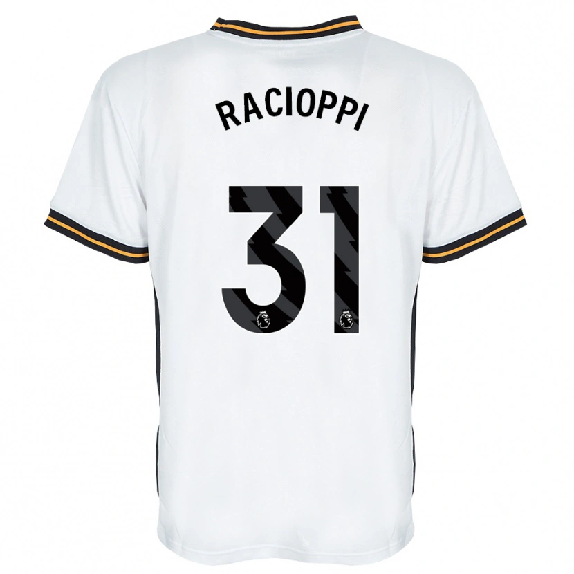 Danxen Herren Anthony Racioppi #31 Weiß Orange Schwarz Auswärtstrikot Trikot 2026/27 T-Shirt Schweiz