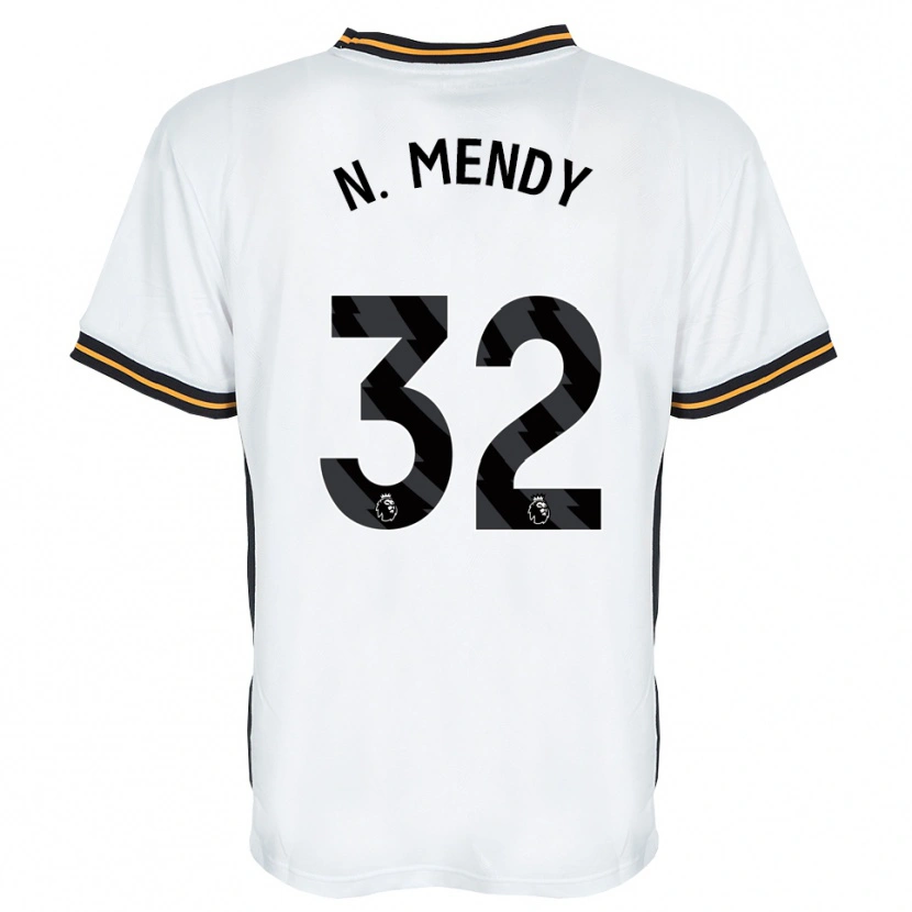 Danxen Herren Nobel Mendy #32 Weiß Orange Schwarz Auswärtstrikot Trikot 2026/27 T-Shirt Schweiz