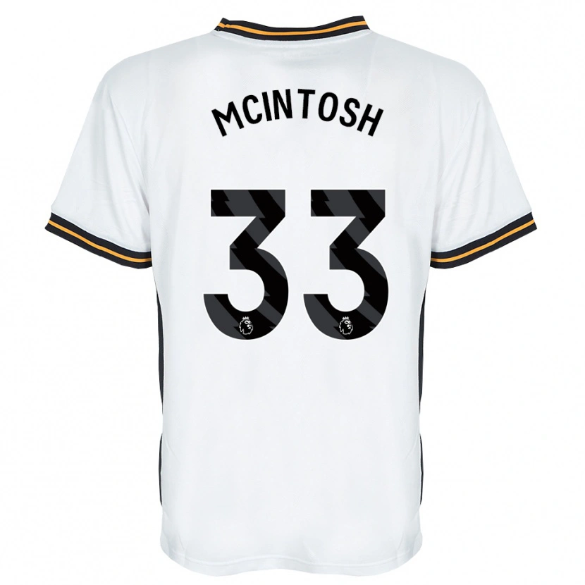 Danxen Herren Lucy Mcintosh #33 Weiß Orange Schwarz Auswärtstrikot Trikot 2026/27 T-Shirt Schweiz