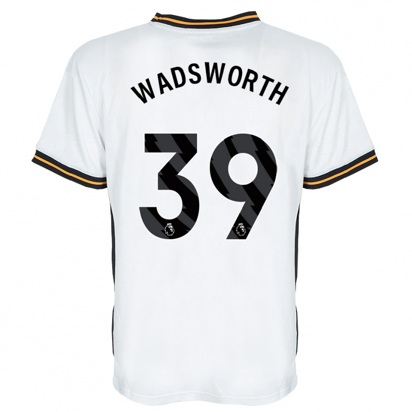 Danxen Herren Noah Wadsworth #39 Weiß Orange Schwarz Auswärtstrikot Trikot 2026/27 T-Shirt Schweiz