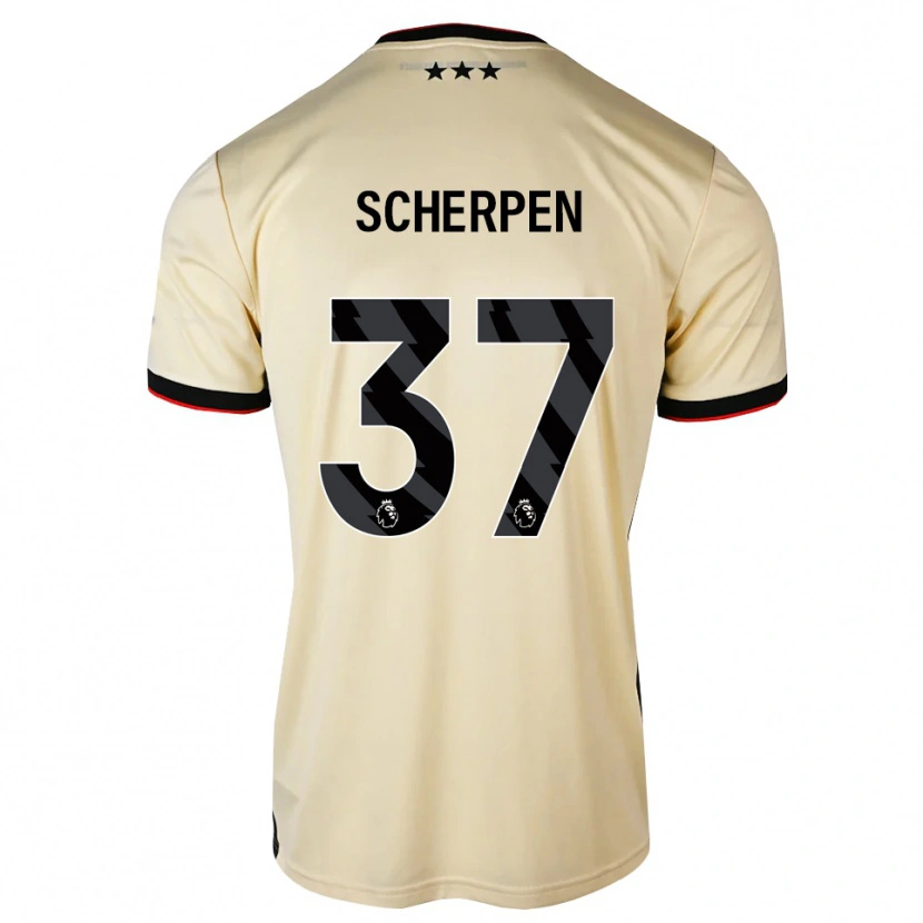 Danxen Herren Kjell Scherpen #37 Zitronen-Chiffon Schwarz Rot Auswärtstrikot Trikot 2026/27 T-Shirt Schweiz