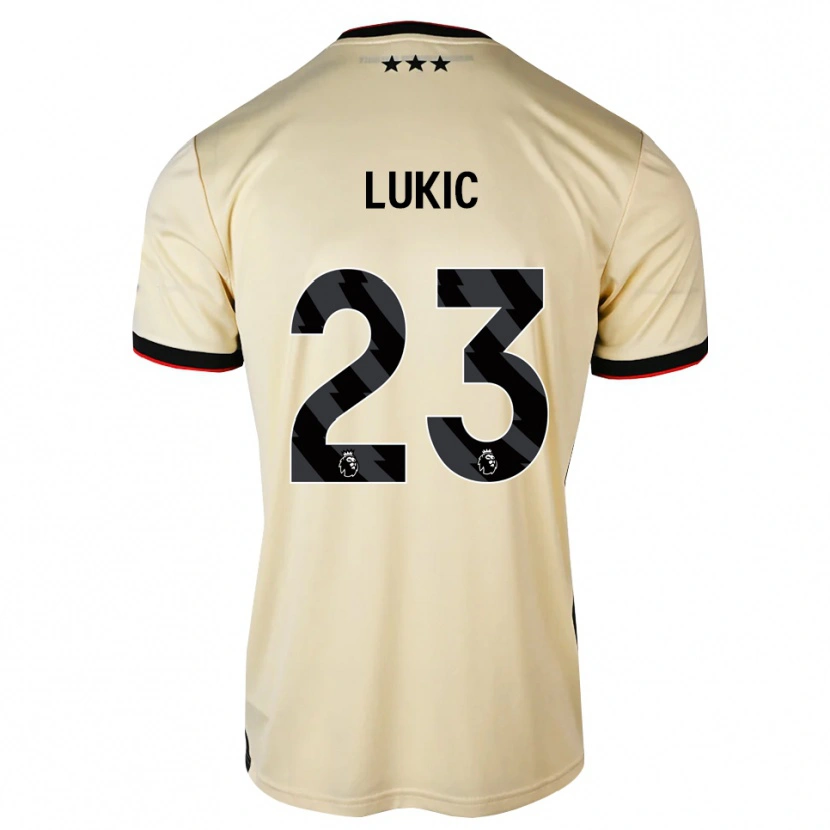 Danxen Herren Saša Lukić #23 Zitronen-Chiffon Schwarz Rot Auswärtstrikot Trikot 2026/27 T-Shirt Schweiz