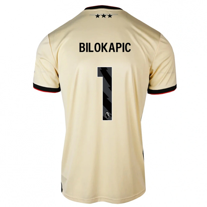 Danxen Herren Nicholas Bilokapic #1 Zitronen-Chiffon Schwarz Rot Auswärtstrikot Trikot 2026/27 T-Shirt Schweiz
