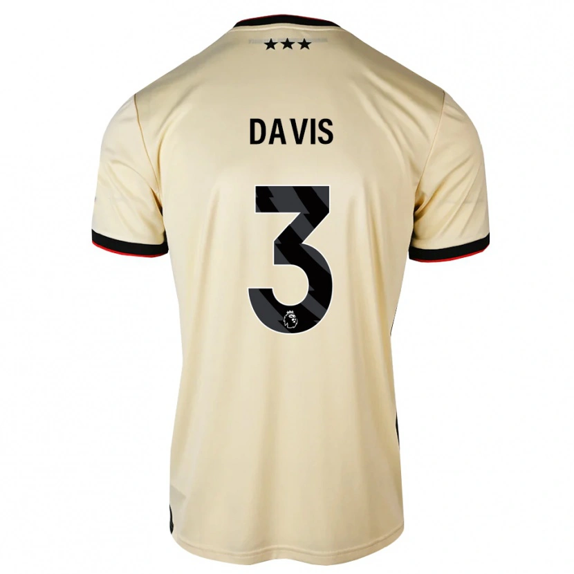 Danxen Herren Leif Davis #3 Zitronen-Chiffon Schwarz Rot Auswärtstrikot Trikot 2026/27 T-Shirt Schweiz