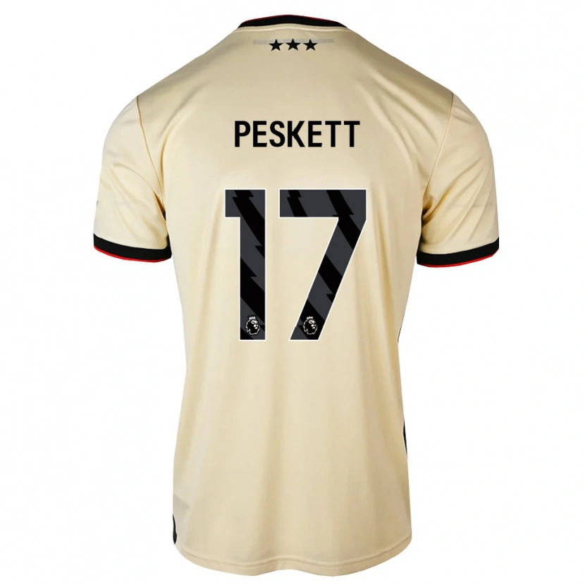 Danxen Herren Sophie Peskett #17 Zitronen-Chiffon Schwarz Rot Auswärtstrikot Trikot 2026/27 T-Shirt Schweiz