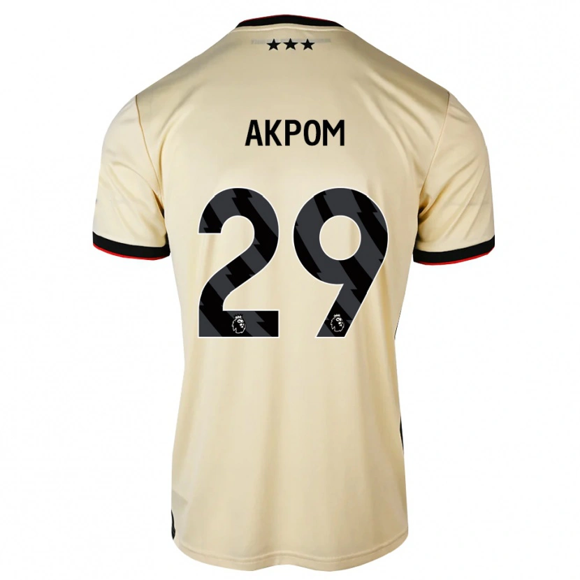 Danxen Herren Chuba Akpom #29 Zitronen-Chiffon Schwarz Rot Auswärtstrikot Trikot 2026/27 T-Shirt Schweiz