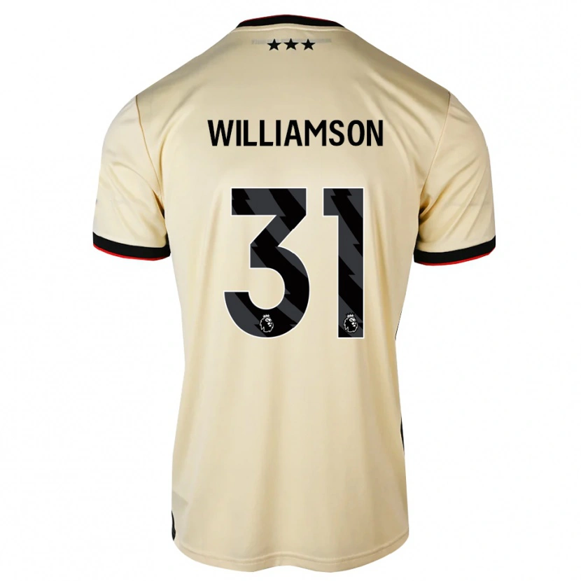 Danxen Herren Woody Williamson #31 Zitronen-Chiffon Schwarz Rot Auswärtstrikot Trikot 2026/27 T-Shirt Schweiz