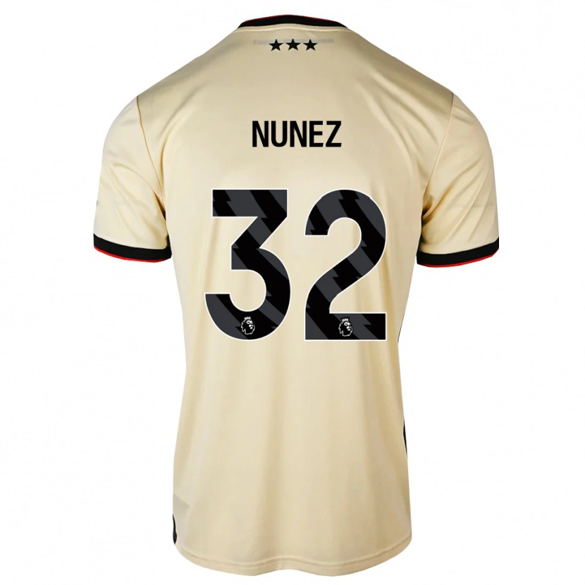 Danxen Herren Marcelino Núñez #32 Zitronen-Chiffon Schwarz Rot Auswärtstrikot Trikot 2026/27 T-Shirt Schweiz