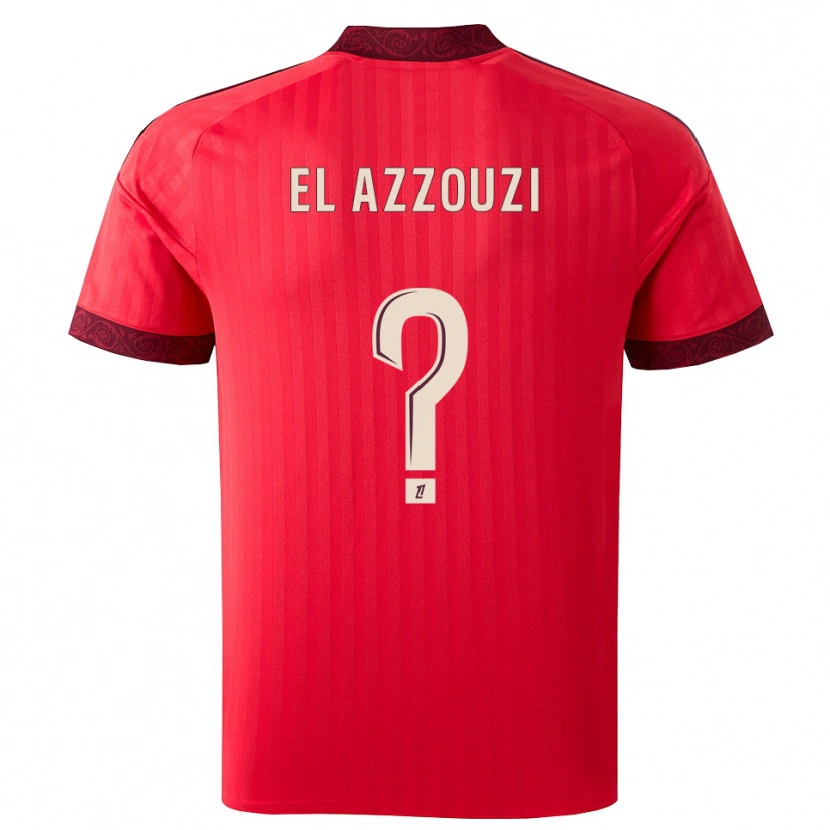 Danxen Herren Nourdine El Azzouzi #0 Burgund Rot Weiß Auswärtstrikot Trikot 2026/27 T-Shirt Schweiz