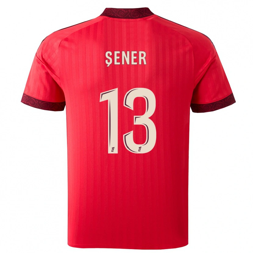 Danxen Herren Haktan Şener #13 Burgund Rot Weiß Auswärtstrikot Trikot 2026/27 T-Shirt Schweiz