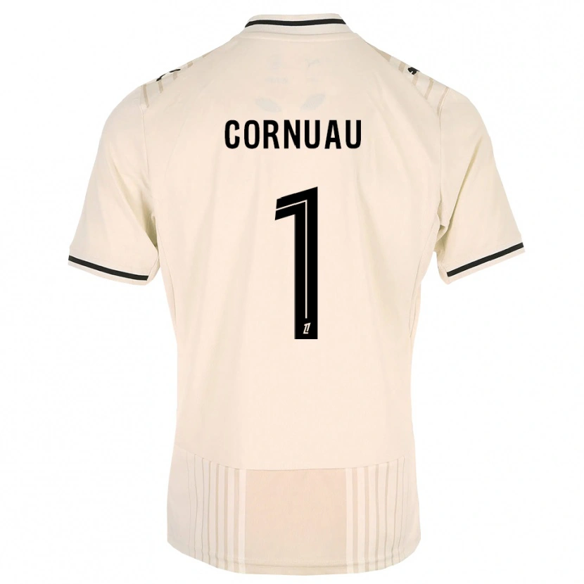 Danxen Herren Nino Cornuau #1 Altgold Schwarz Antikweiß Auswärtstrikot Trikot 2026/27 T-Shirt Schweiz