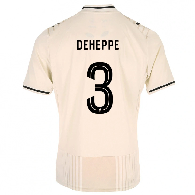 Danxen Herren Nathan Deheppe #3 Altgold Schwarz Antikweiß Auswärtstrikot Trikot 2026/27 T-Shirt Schweiz