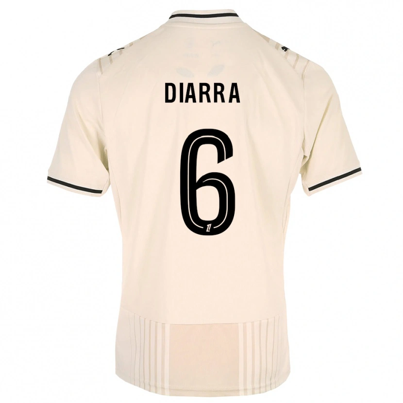 Danxen Herren Salimou Diarra #6 Altgold Schwarz Antikweiß Auswärtstrikot Trikot 2026/27 T-Shirt Schweiz