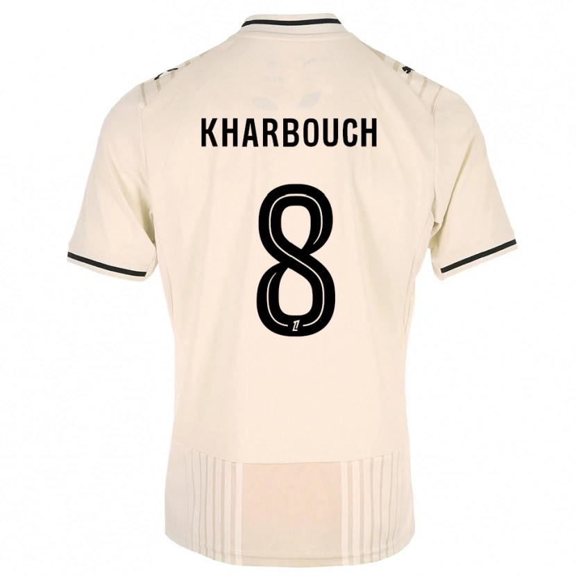 Danxen Herren Yanis Kharbouch #8 Altgold Schwarz Antikweiß Auswärtstrikot Trikot 2026/27 T-Shirt Schweiz