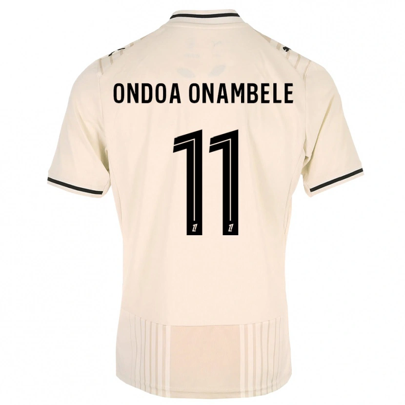 Danxen Herren Fred Ondoa Onambele #11 Altgold Schwarz Antikweiß Auswärtstrikot Trikot 2026/27 T-Shirt Schweiz