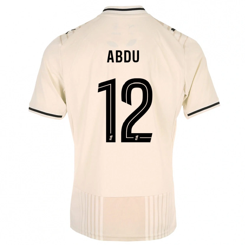 Danxen Herren Abdu Conté #12 Altgold Schwarz Antikweiß Auswärtstrikot Trikot 2026/27 T-Shirt Schweiz