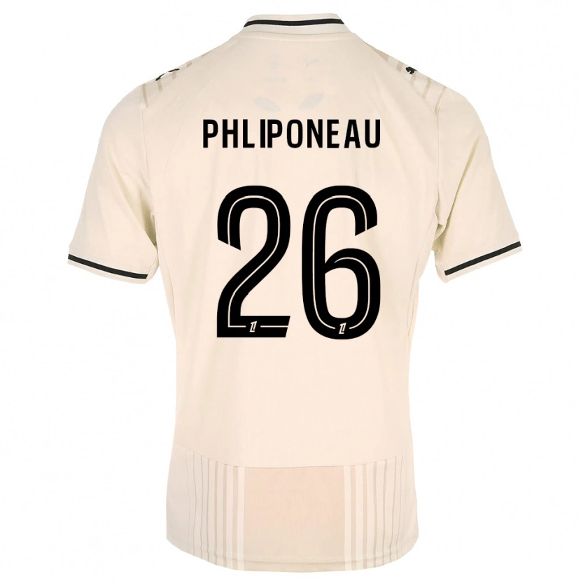 Danxen Herren Alexandre Phliponeau #26 Altgold Schwarz Antikweiß Auswärtstrikot Trikot 2026/27 T-Shirt Schweiz