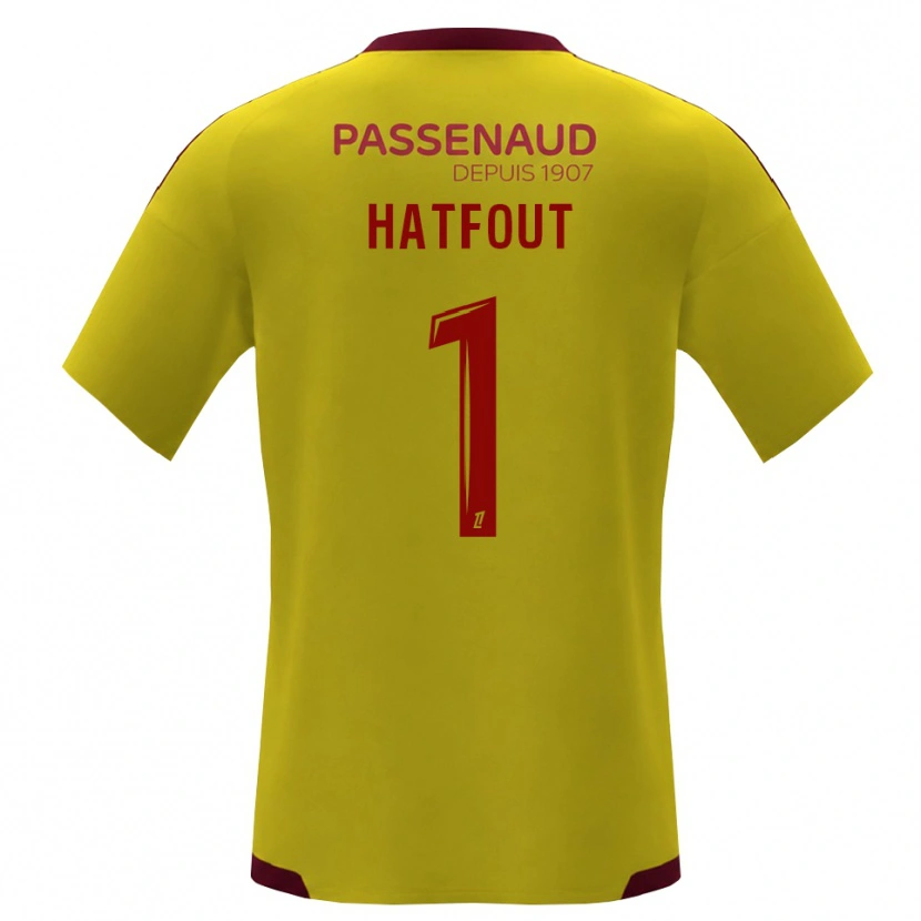 Danxen Herren Ewan Hatfout #1 Gelb Rot Grün Auswärtstrikot Trikot 2026/27 T-Shirt Schweiz