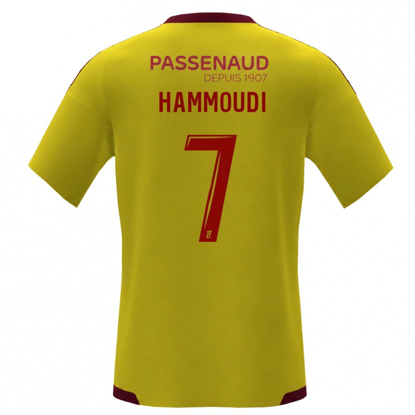 Danxen Herren Izhak Hammoudi #7 Gelb Rot Grün Auswärtstrikot Trikot 2026/27 T-Shirt Schweiz
