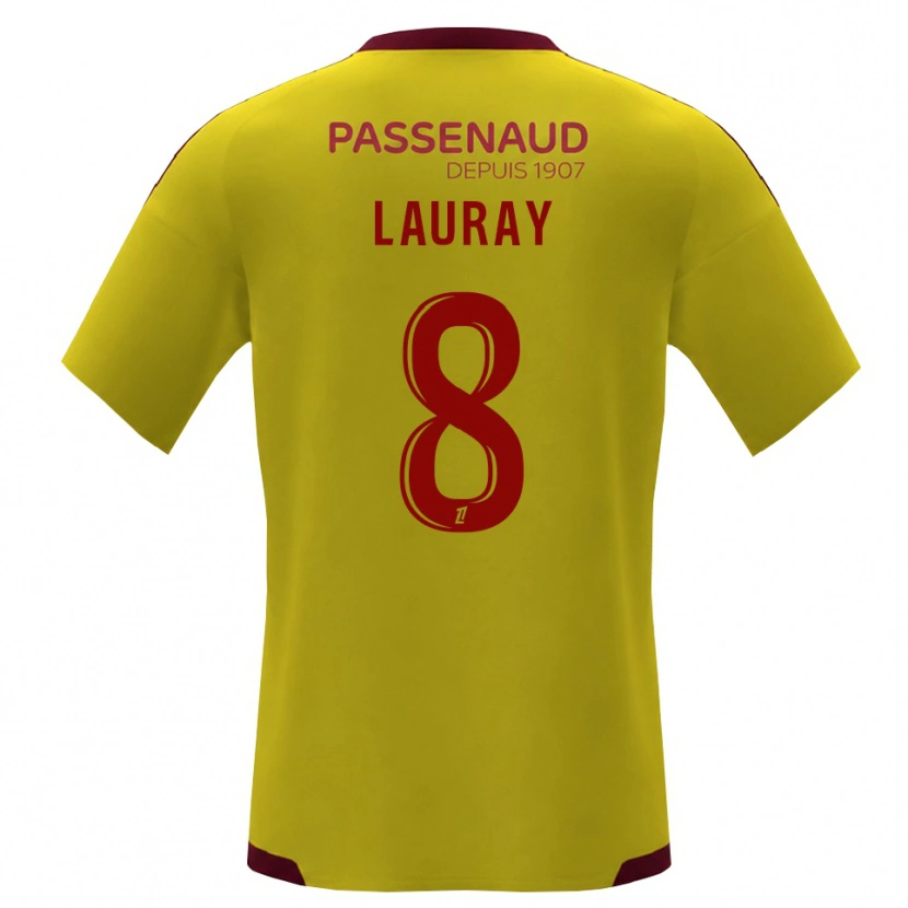 Danxen Herren Alexandre Lauray #8 Gelb Rot Grün Auswärtstrikot Trikot 2026/27 T-Shirt Schweiz