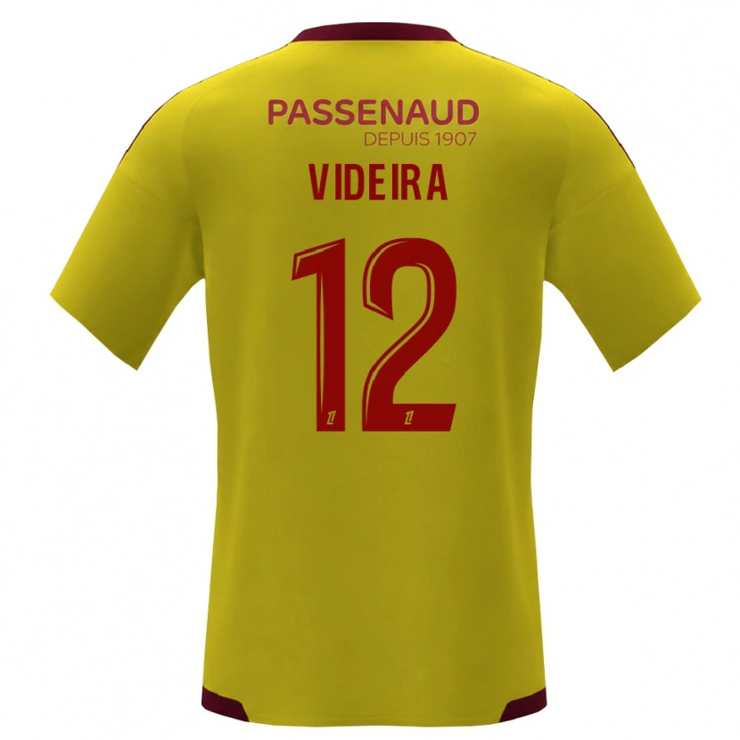 Danxen Herren Lenny Videira #12 Gelb Rot Grün Auswärtstrikot Trikot 2026/27 T-Shirt Schweiz