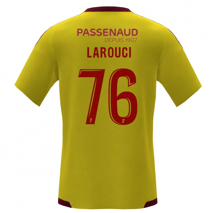 Danxen Herren Yasser Larouci #76 Gelb Rot Grün Auswärtstrikot Trikot 2026/27 T-Shirt Schweiz