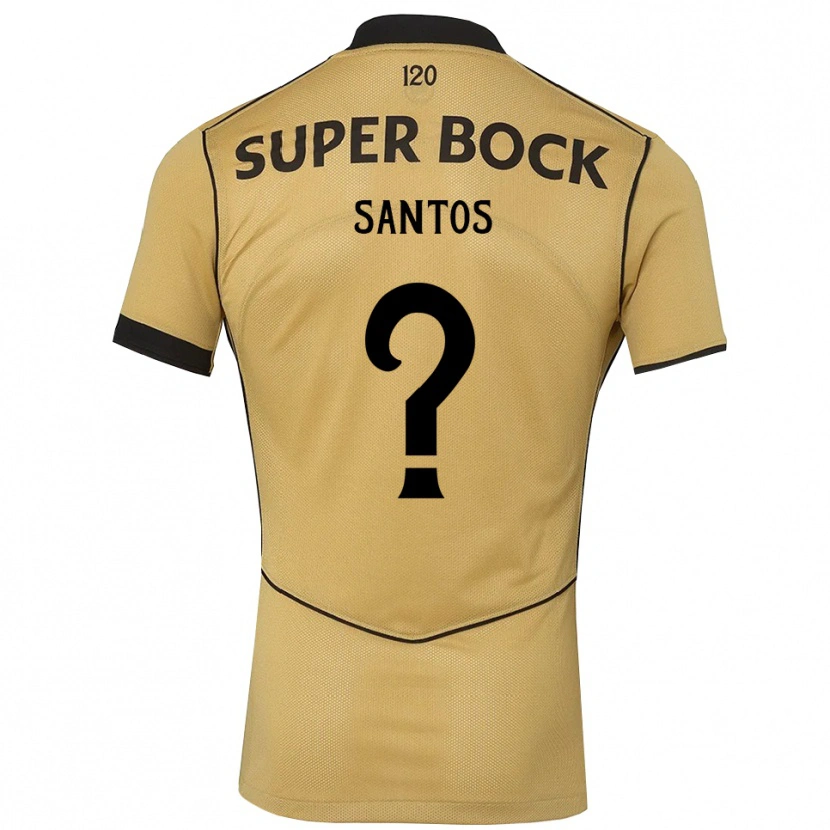 Danxen Herren Dinis Santos #0 Goldgelb Schwarz Auswärtstrikot Trikot 2026/27 T-Shirt Schweiz