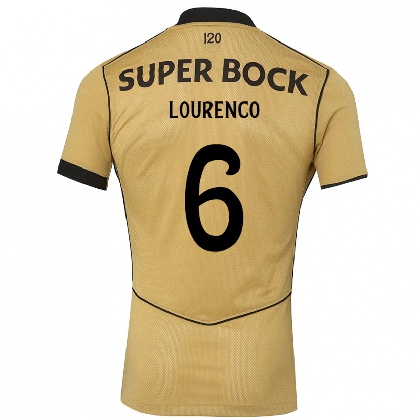 Danxen Herren Bruna Lourenço Urbano Costa #6 Goldgelb Schwarz Auswärtstrikot Trikot 2026/27 T-Shirt Schweiz