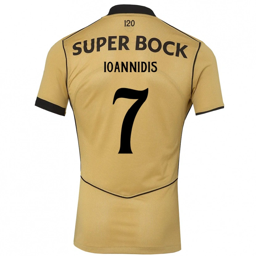 Danxen Herren Fotis Ioannidis #7 Goldgelb Schwarz Auswärtstrikot Trikot 2026/27 T-Shirt Schweiz