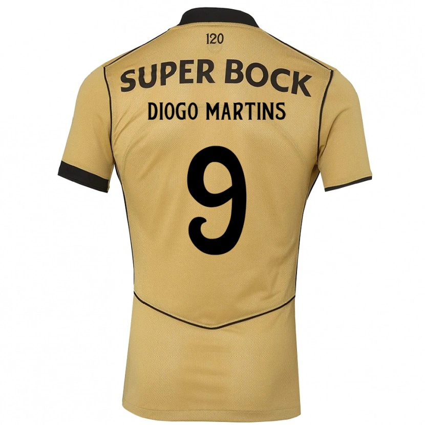 Danxen Herren Diogo Martins #9 Goldgelb Schwarz Auswärtstrikot Trikot 2026/27 T-Shirt Schweiz