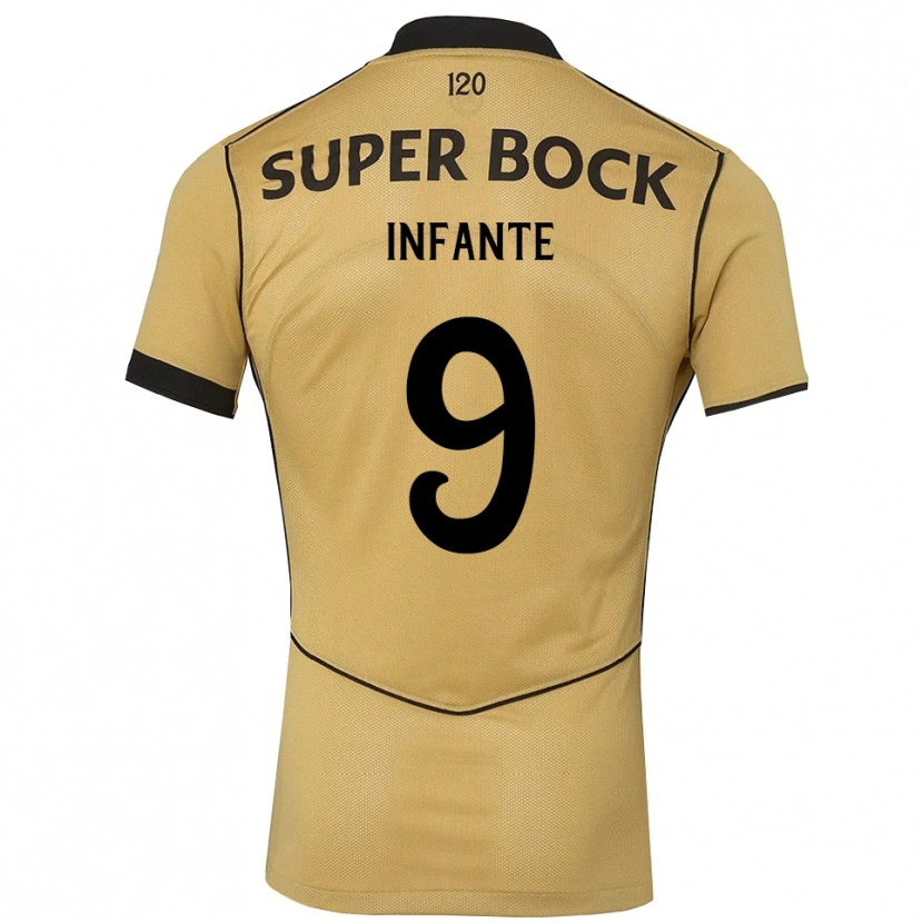 Danxen Herren João Infante #9 Goldgelb Schwarz Auswärtstrikot Trikot 2026/27 T-Shirt Schweiz