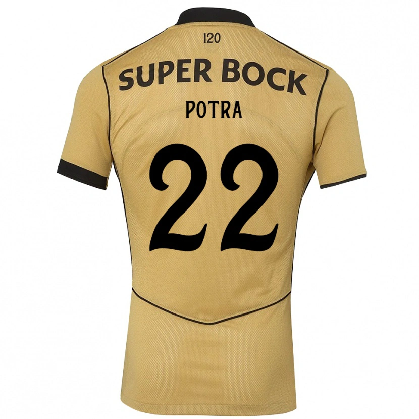 Danxen Herren Catarina Sofia Branco Potra #22 Goldgelb Schwarz Auswärtstrikot Trikot 2026/27 T-Shirt Schweiz