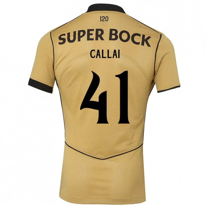 Danxen Herren Diego Callai #41 Goldgelb Schwarz Auswärtstrikot Trikot 2026/27 T-Shirt Schweiz
