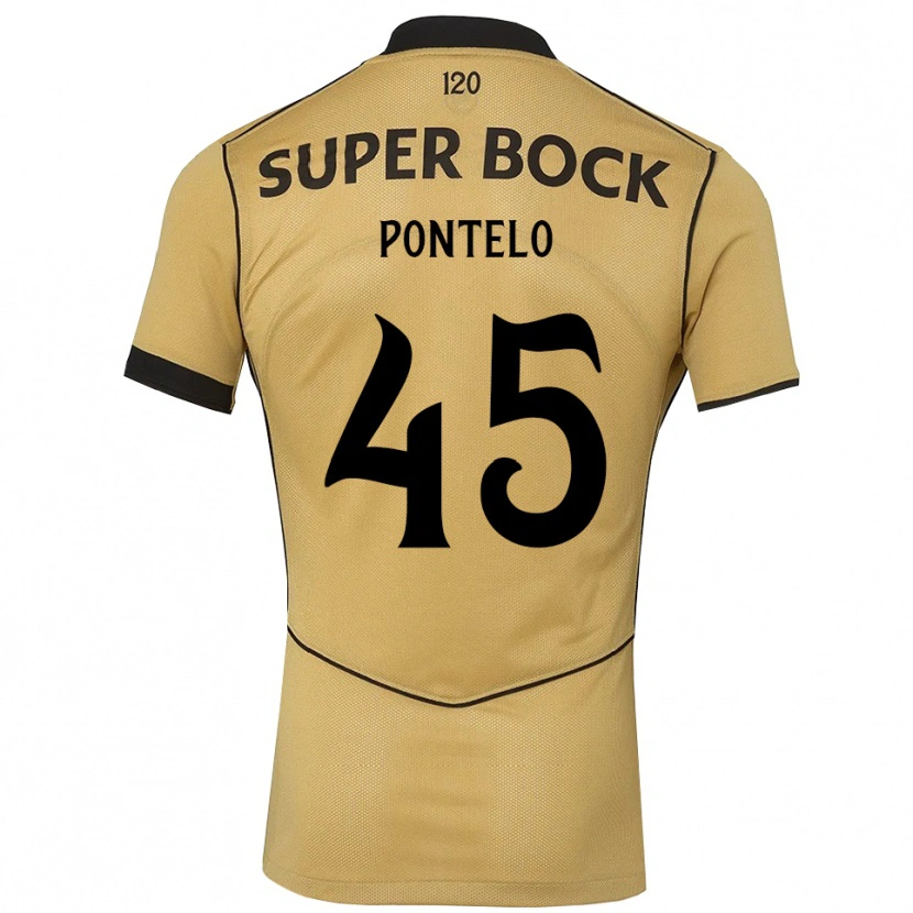 Danxen Herren Rafael Pontelo #45 Goldgelb Schwarz Auswärtstrikot Trikot 2026/27 T-Shirt Schweiz