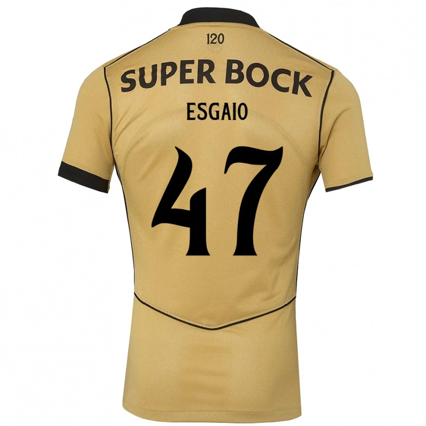 Danxen Herren Ricardo Esgaio #47 Goldgelb Schwarz Auswärtstrikot Trikot 2026/27 T-Shirt Schweiz