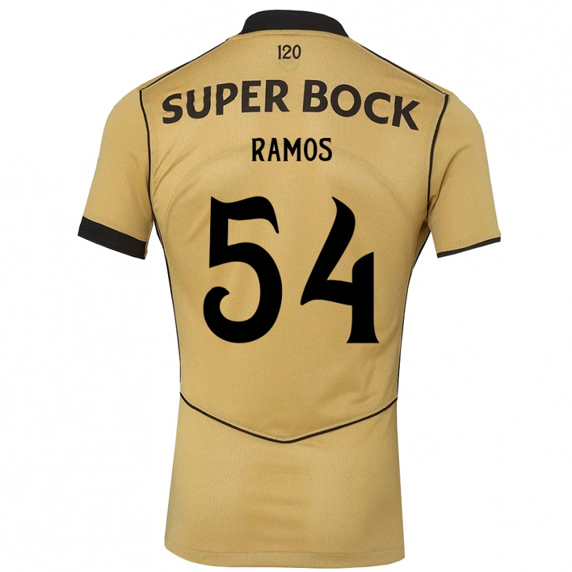 Danxen Herren Bruno Ramos #54 Goldgelb Schwarz Auswärtstrikot Trikot 2026/27 T-Shirt Schweiz