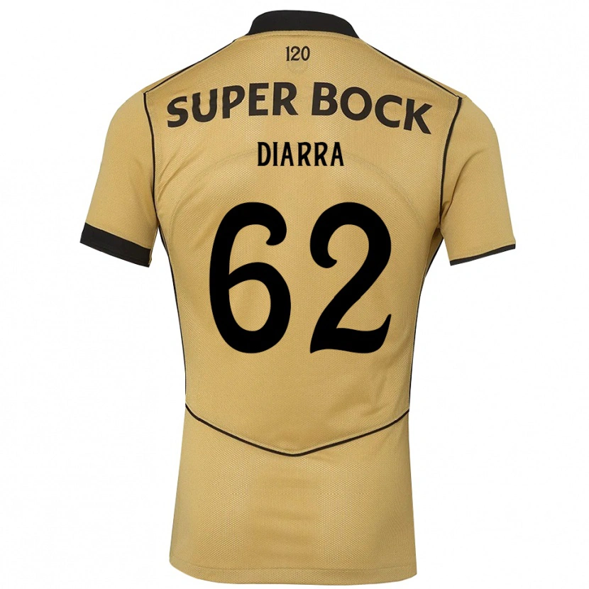 Danxen Herren Ibrahim Diarra #62 Goldgelb Schwarz Auswärtstrikot Trikot 2026/27 T-Shirt Schweiz