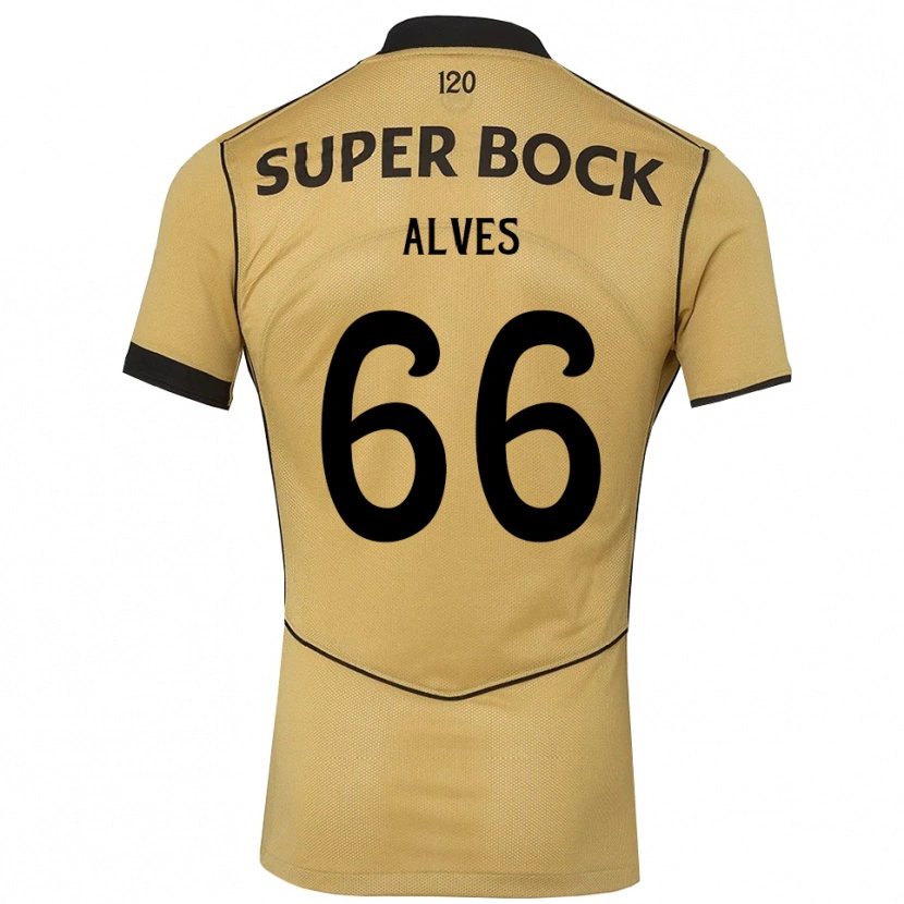Danxen Herren Miguel Alves #66 Goldgelb Schwarz Auswärtstrikot Trikot 2026/27 T-Shirt Schweiz