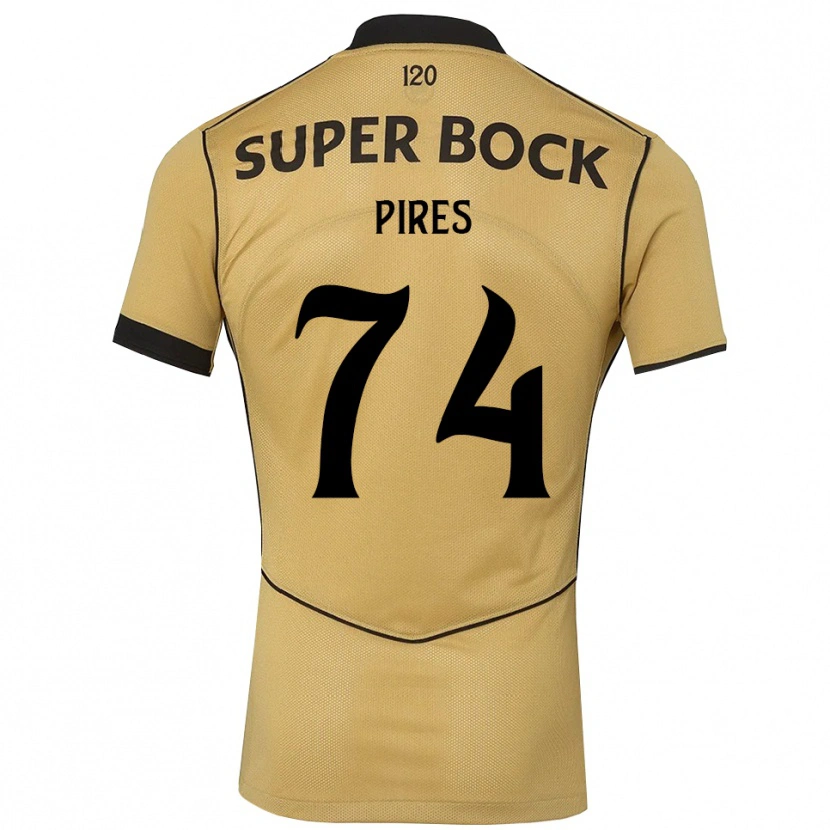 Danxen Herren Guilherme Pires #74 Goldgelb Schwarz Auswärtstrikot Trikot 2026/27 T-Shirt Schweiz